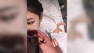 Amateur Asian Cute Babe Filled Up Her Beautiful Face With Cum Leaked Video