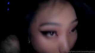 Saucekaybaby Slutty Asian Loves Taste Of Sucking Hard BBC Onlyfans Video