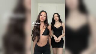 Lilyluen Pretty Slut With Her Friend Doing Hot Tiktok Video