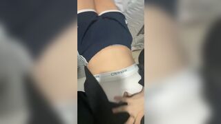 Cute Asian GF Rubbing Her Tits With Wearing Sport Bra Leaked Video