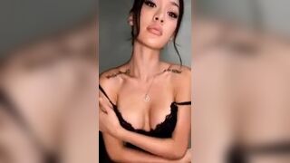 Slim Asian Babe Revealing Her Awesome Booty Cheeks With Wearing A Hot Dress Video