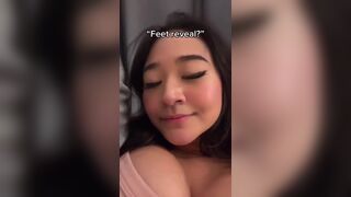 Hot Sexy Asian Babe Flashing Her Big Tits On Cam Video