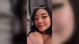 Hot Sexy Asian Babe Flashing Her Big Tits On Cam Video
