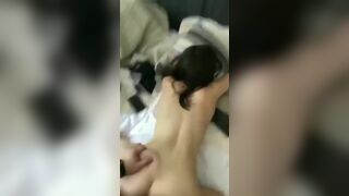 Sexy Asian Teen Amateur Getting Fucked Hard On the Bed Video