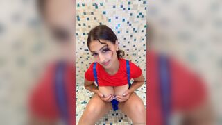 Divaflawless Mario Cosplay Big Tits Drops Out And Rubbing Pussy Onlyfans Leak