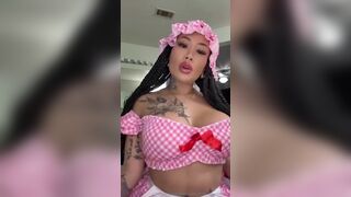 Lovelymimi Sexymaid Drop Out Her Bare Nude Boobs Leaked Onlyfans