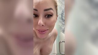 Luxiboo Stick Dildo On Shower Glass And Fucked Onlyfans Video