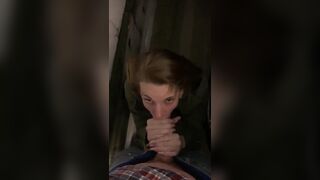 Slutty Teen Got Turned On And Fucked In a Parking Garage and Had a Big Facial Video