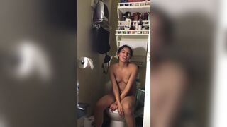 Small Teen Gets Exposed To Bf When She is In the Toilet Leaked Video