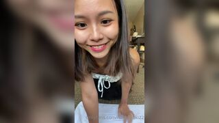 Hannazuki22 Petite Teen Teasing Her Pussy And Riding a Dildo Onlyfans Video
