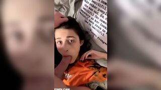 Tiny Teen Sucks and Takes a BWC Deep In Her Pussy Video