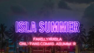 Isla Summer Sexy Big Titty Mixed Asian Beauty Getting Banged and Creampied On A Swing Bed In The Middle Of a Desert Video