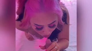 Champggne Hot Busty Asian Gets a Big Cumshot After Sucking a Big Cock Onlyfans Video