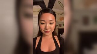 Asian Pretty Teen Tiktok Model Showing Off Video