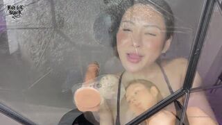 Rae Lil black Adorable Asian Chick Sucks Dildo And Bounces On It till Get Wet Onlyfans Video