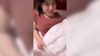 Pretty Asian Gf With Curvy Tits Gets Fucked Twice By Her Bf On a Hotel Room leaked Video