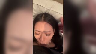 Asian Cute College Slut Sucks A Huge Cock Leaked Video