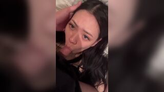 Asian Cute College Slut Sucks Guy Video