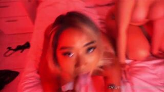 Barbietwins And Her Two Hot Friends Sucks And Licks a Cock In Disco Light Onlyfans Video