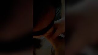 Asian Gf Covered Her Eyes And Sucking Video