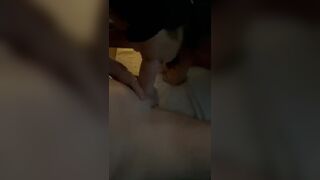 Asian Gf Covered Her Eyes And Sucking Video