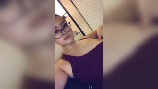 Asian Cute Babe Reveals Her Big Boobs Leaked Video