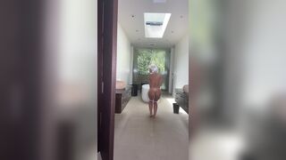 Kaile G0h White Haired Slim Asian Bitch Stripteasing Video