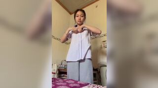 Sexy Asian Teen Strips And Fingers Her Wet Juicy Cunt And Pleasures Herself Video