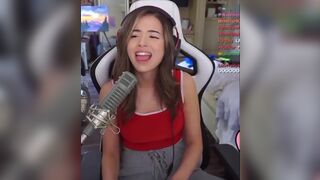 Pokimane Asian Pretty Babe Showing Her Tongue On Live Video