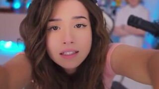 Pokimane Cute Mixed Asian babe In Live Video