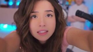 Pokimane Cute Mixed Asian babe In Live Video