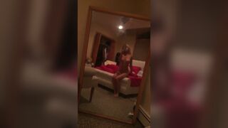 Blonde Asian Exposing On Mirror Leaked Video