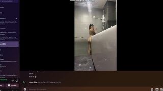 Hot Big Booty Asian Teen Gets Exposed While Showering Leaked Video