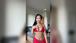 Sexy Asian Babe Showing Her Hot Boobs Video
