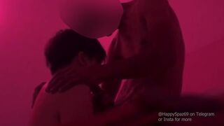 Asian Milf Gives Blowjob at Massage Parlor for Money Video
