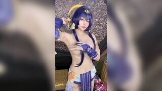 Meenfox Pretty Asian Cosplayer Exposing Her Round Juicy Boobs Onlyfans Video