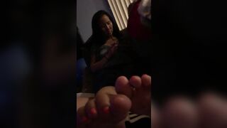 Asian Milf Showing Feet Video