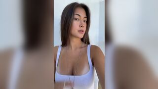 Asian Mixed Babe Showing Her juicy Sexy Boobs On Cam Video