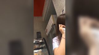 Cute Asian Filming Her Pussy In Public Leaked Video