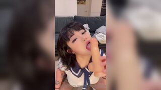 Nnnnekochan Pretty Hoe Sucking A Big Dildo Hard Onlyfans Video