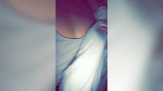 Horny Asian GF Squeezing Her Tits On The Bed Video