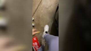 GoddessJun Slutty Girl Showing Her Foot On the Road Onlyfans Video