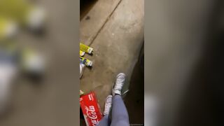 GoddessJun Slutty Girl Showing Her Foot On the Road Onlyfans Video