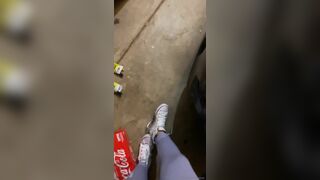 GoddessJun Slutty Girl Showing Her Foot On the Road Onlyfans Video