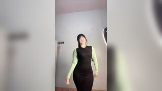 Thick Asian Hottie Showing Off Video
