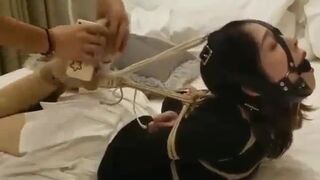 Asian Gf Gets Tied Like a Slut Bondage Video